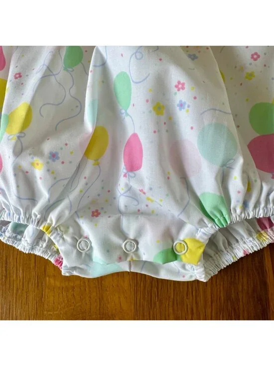 THE BEAUFORT BONNET COMPANY Balloons Romper Girls 2T 2 NEW Holly Day Bubble NWT - Picture 5 of 10